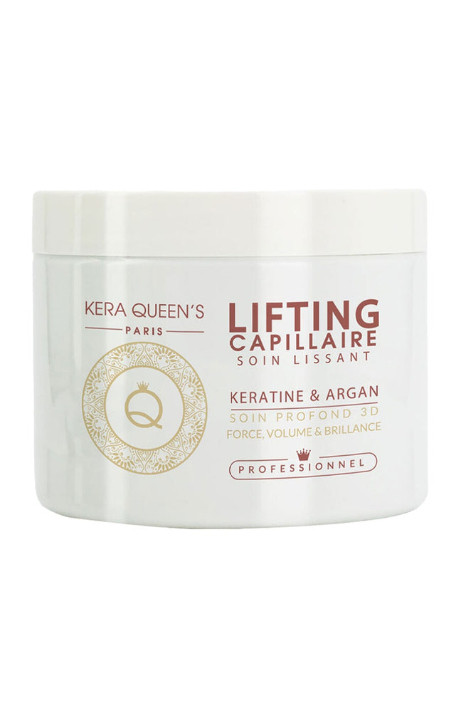Masque lifting capillaire force, volume & brillance - Kératine & argan - Cheveux abîmés