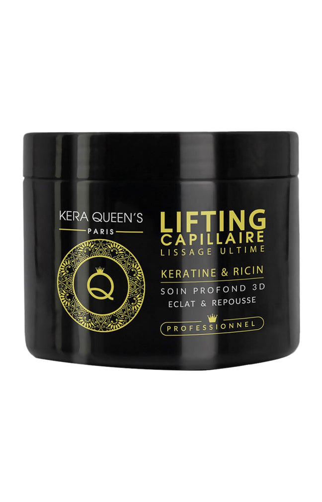 Masque lifting capillaire éclat & repousse - Kératine & ricin - Tous types de cheveux - 500 ml