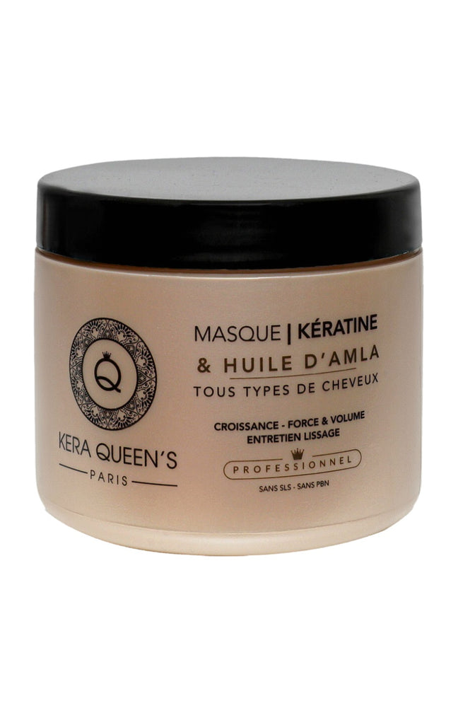 Masque croissance & volume - Kératine & huile d'amla - Tous types de cheveux - 500 ml