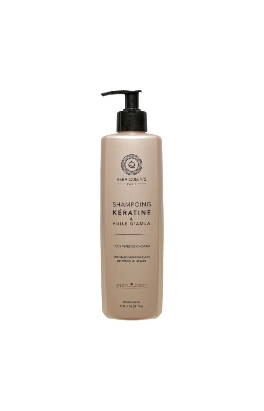 Shampoing croissance & volume - Kératine & huile d'amla - 500 ml