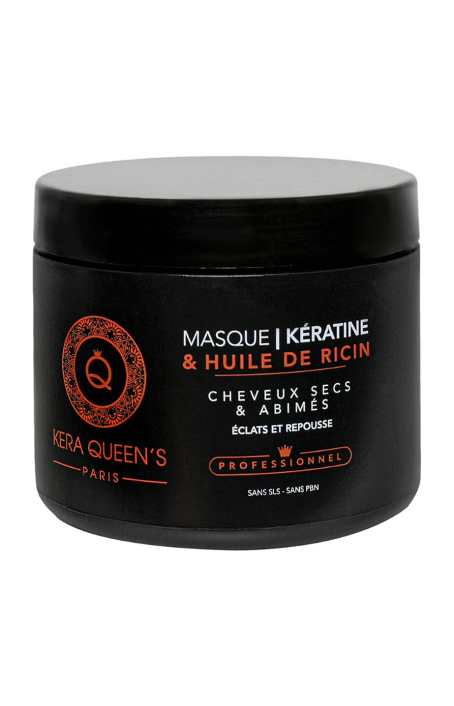 Masque éclat & repousse - Kératine & ricin - Cheveux secs & abîmés - 500 ml