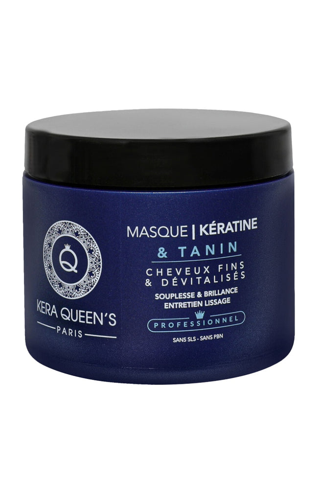 Masque souplesse & brillance - Kératine & tanin - Cheveux fins & dévitalisés - 500 ml