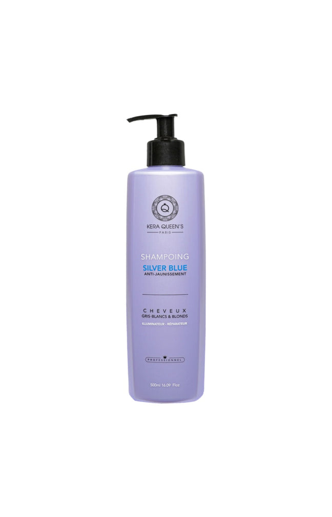 Shampoing anti-jaunissement - Silver blue - Cheveux gris, blancs & blonds - 500 ml