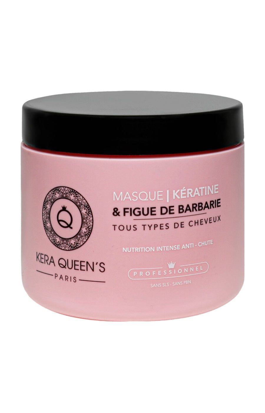 Masque nourrissant & anti-chute - Kératine & figue de barbarie - Tous types de cheveux - 500 ml