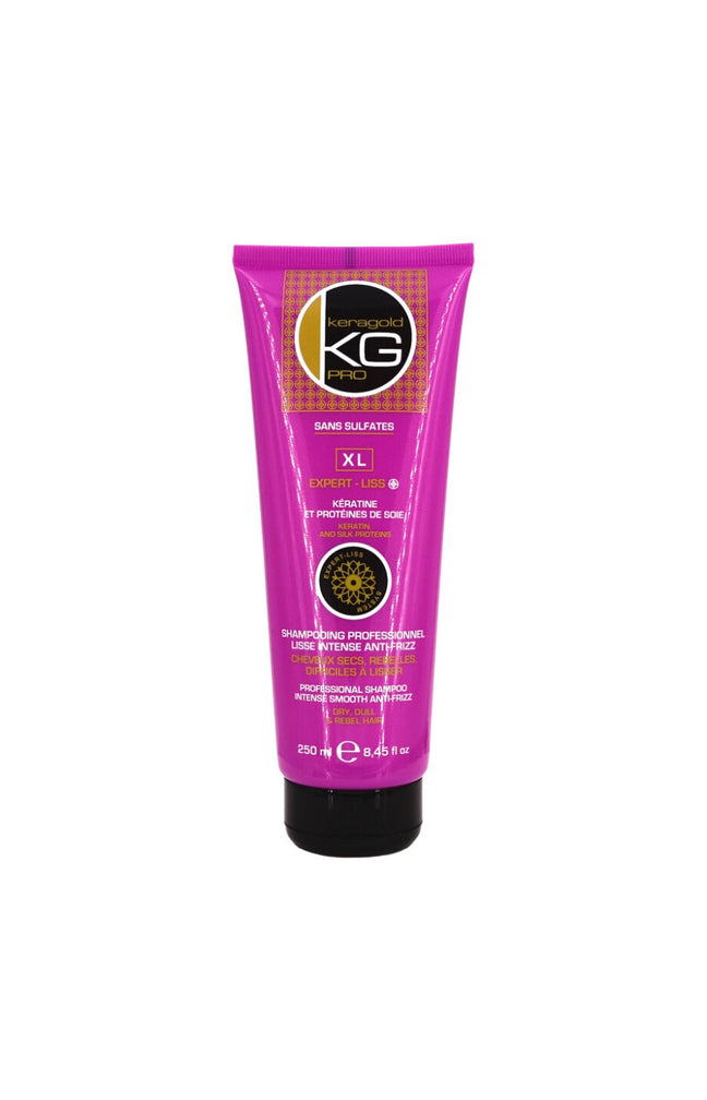 Shampoing professionnel lissant sans sulfate - Kératine - 250 ml