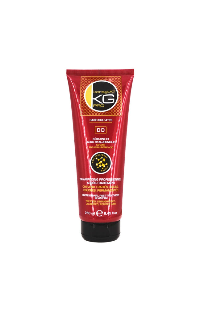 Shampoing après-traitement - Kératine & acide hyaluronique - Cheveux colorés et/ou lissés