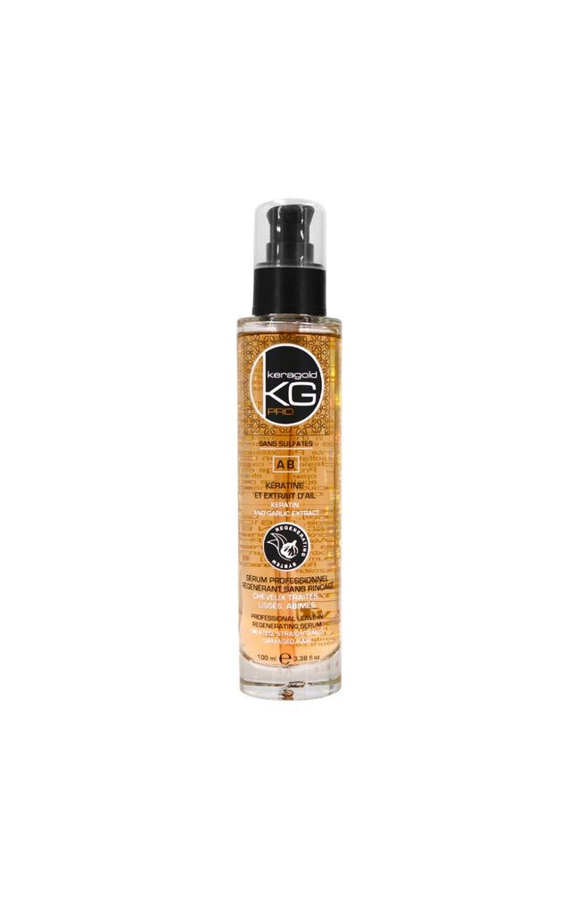 Sérum régénérant - Kératine & extrait d'ail - Cheveux lissés & abîmés - 100 ml