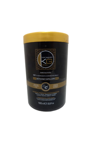 Masque régénérant - Botoxine - Kératine & extrait d'ail - Cheveux lissés & abîmés - 1 L