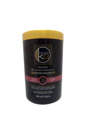 Masque tonifiant - Botoxine - Kératine & acide hyaluronique - Cheveux colorés ou lissés - 1 L