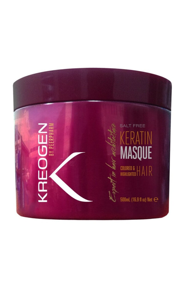 Masque hydratant - Kératine - Cheveux colorés & méchés - 500 ml