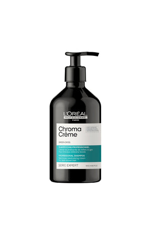 Shampoing neutralisant reflets rouges - Chroma Green - Cheveux châtains foncés