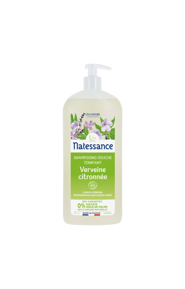 Shampoing douche tonifiant bio - Verveine citronnée - 1 L