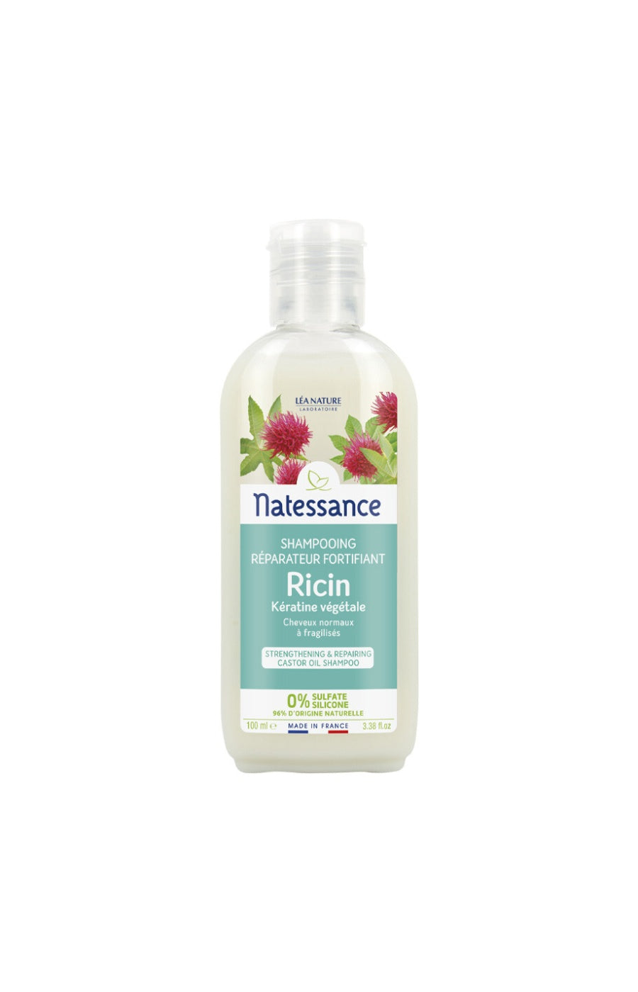 Shampoing réparateur - Huile de ricin - Cheveux secs & fragilisés