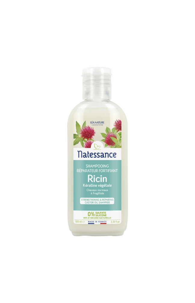 Shampoing réparateur - Huile de ricin - Cheveux secs & fragilisés