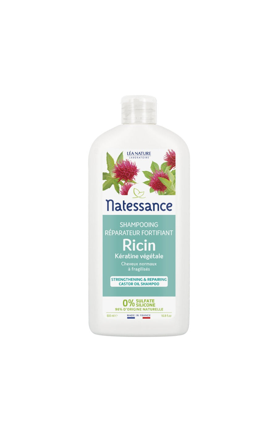 Shampoings réparateurs - Huile de ricin - Cheveux secs & fragilisés - 2 x 500 ml