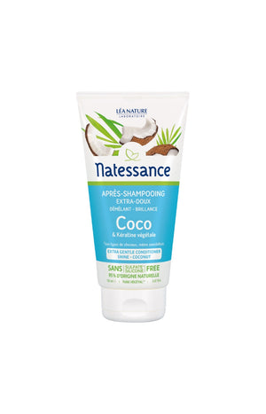 Après-shampoing extra-doux bio - Huile de coco - Cheveux normaux à ternes