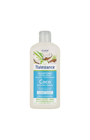 Shampoings extra-doux brillance - Huile de coco - Cheveux normaux à ternes - 2 x 250 ml