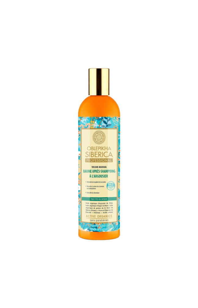 Baume après-shampoing volumateur - Argousier - 400 ml