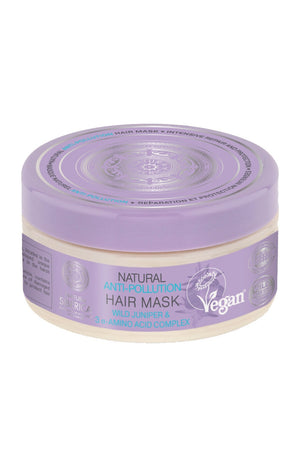 Masque anti-pollution vegan - Genévrier sauvage - Cheveux abimés - 300 ml