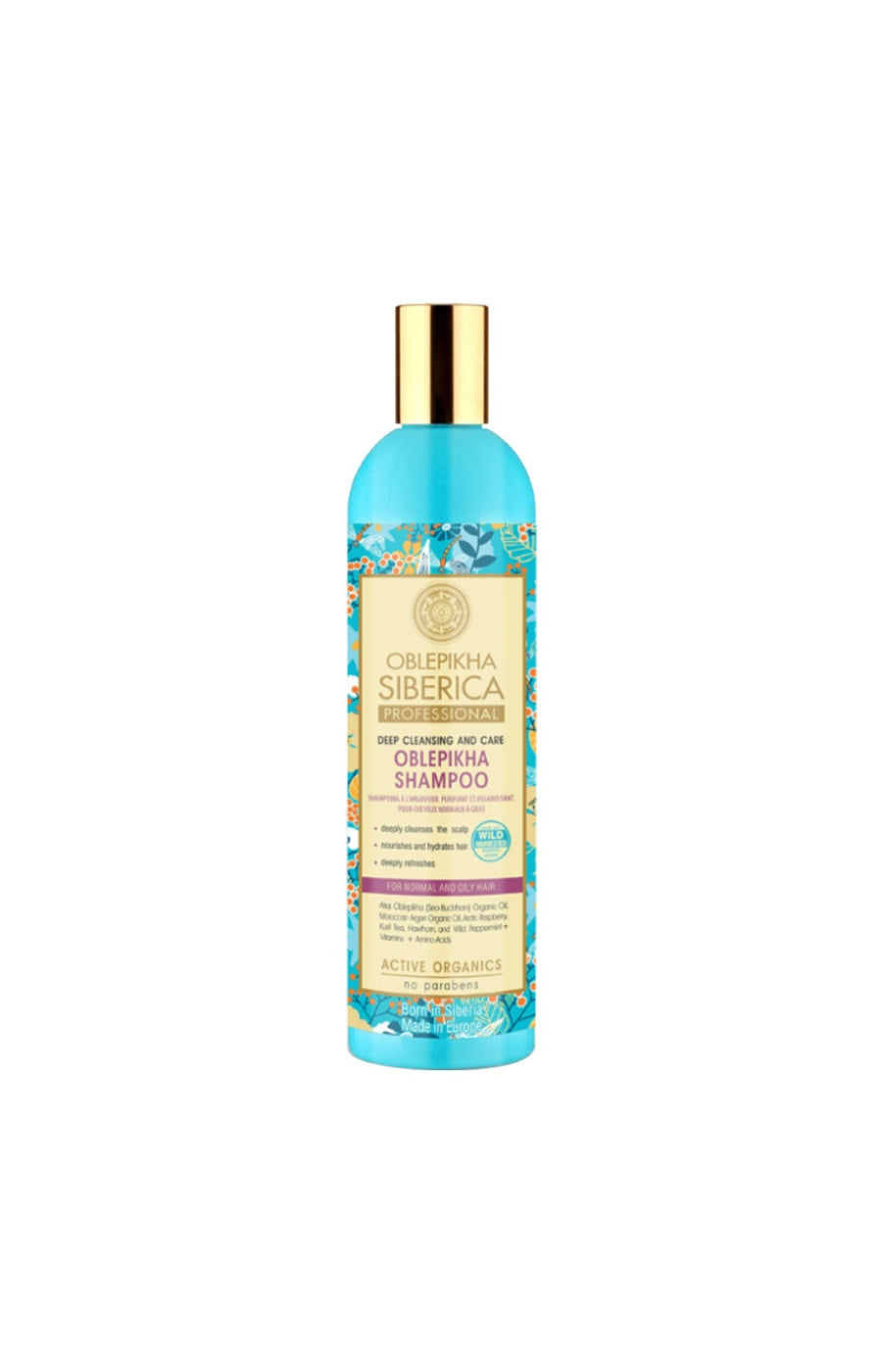 Shampoing régulateur - Argousier - Cheveux normaux à gras - 400 ml
