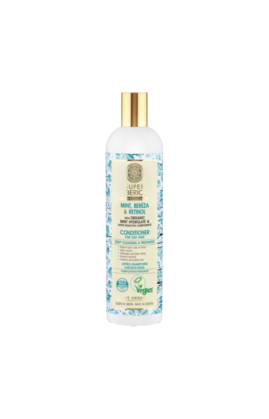 Après-shampoing - Menthe & bouleau - Super Siberica - Cheveux gras - 400 ml