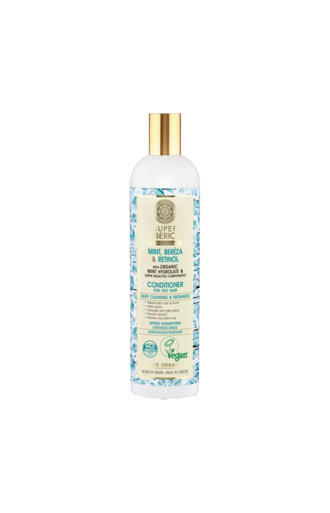Après-shampoing - Menthe & bouleau - Super Siberica - Cheveux gras - 400 ml