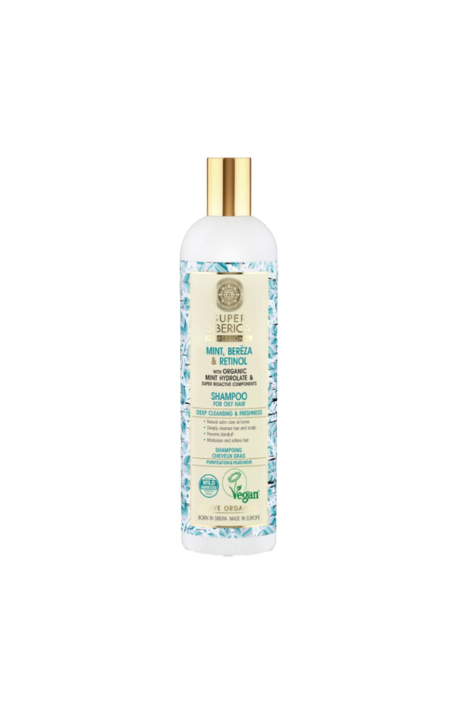 Shampoing - Menthe & bouleau - Super Siberica - Cheveux gras - 400 ml