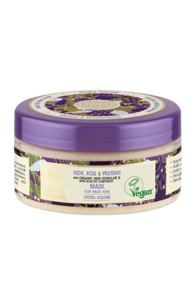 Masque fortifiant - Cèdre & rose - Super Siberica - Cheveux fragiles - 300 ml