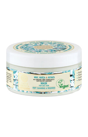 Masque regénérant - Menthe & bouleau - Super Siberica - Cheveux gras - 300 ml
