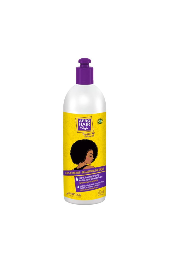 Soin sans rinçage - Huile d'argan - Cheveux bouclés ou frisés - 500 ml