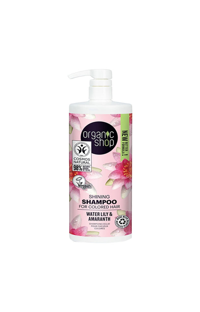 Shampoing brillance soyeuse - Nénuphar & amarante - Cheveux colorés - 1 L