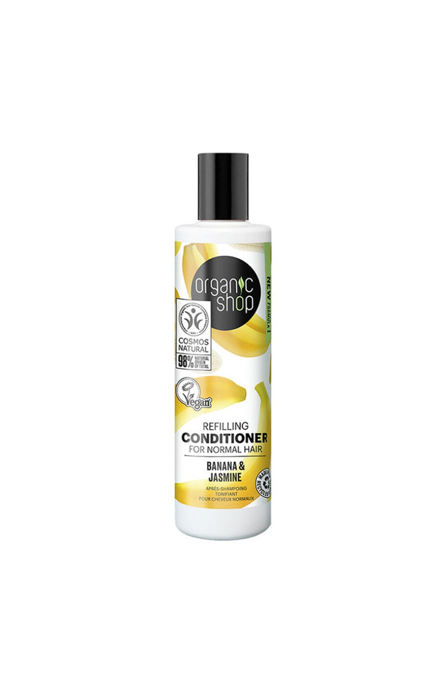 Après-shampoing repulpant - Banane & jasmin - 280 ml