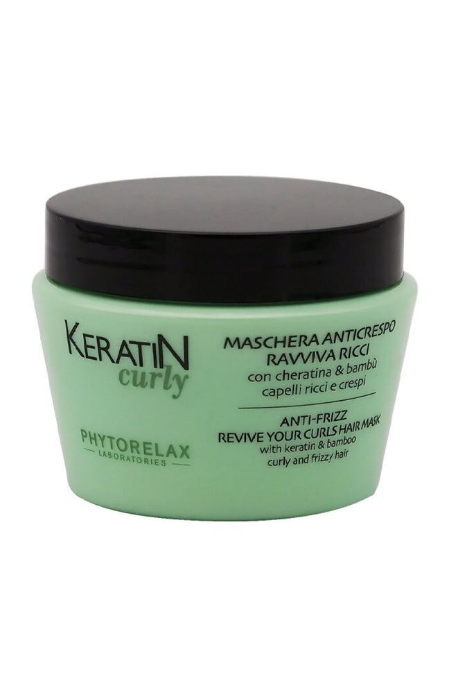 Masque anti-frisottis - Keratin Curly - Cheveux bouclés ou frisés - 250 ml