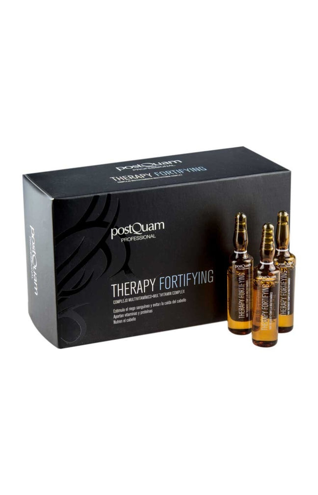 Ampoules fortifiantes - Complexe multi-vitamines - Tous types de cheveux - 12 x 9 ml