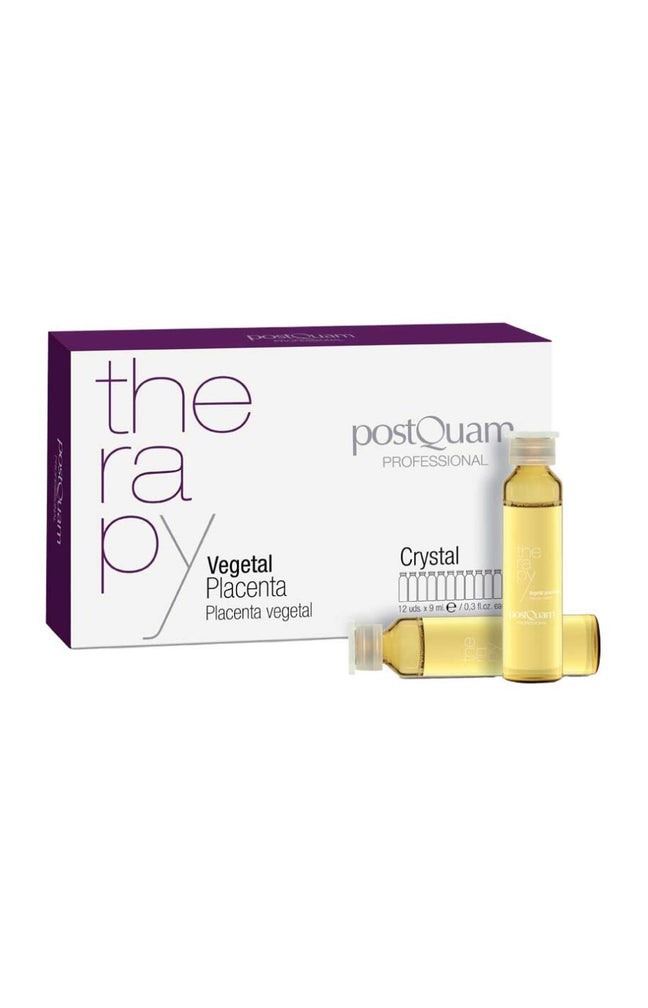 Ampoules stimulation circulation sanguine - Placenta végétal - Cheveux clairsemés - 12 x 9 ml