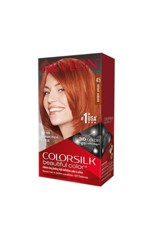 2 colorations permanentes - Colorsilk - 45 Auburn Clair