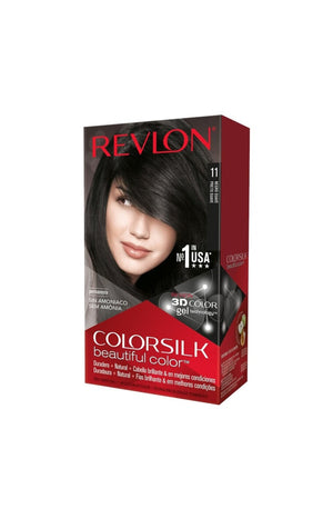 2 colorations permanentes - Colorsilk - 11 Noir Fondant