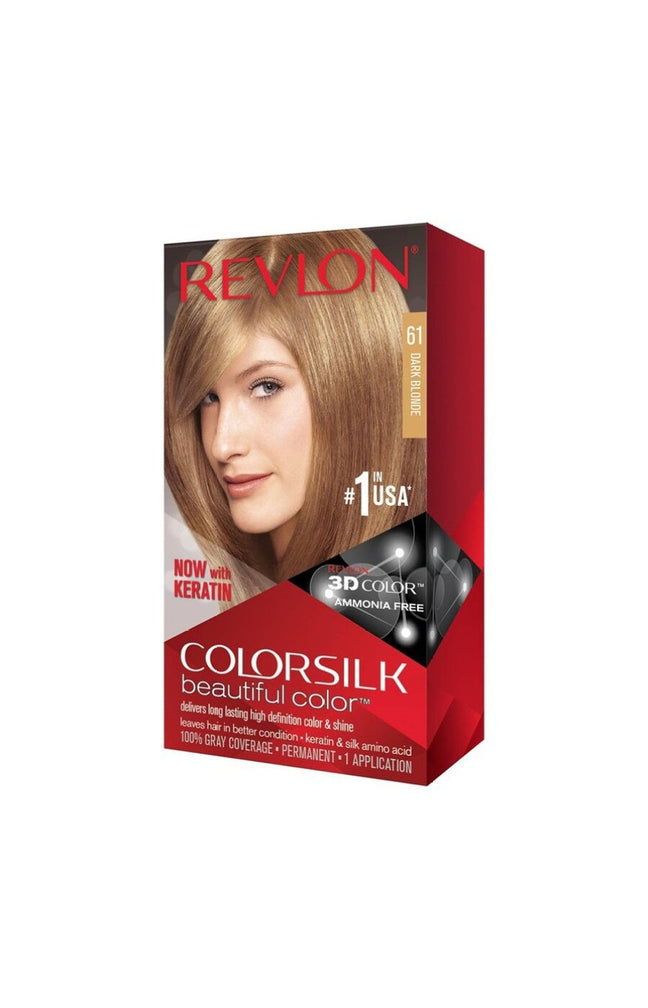 2 colorations permanentes - Colorsilk - 61 Blond Foncé