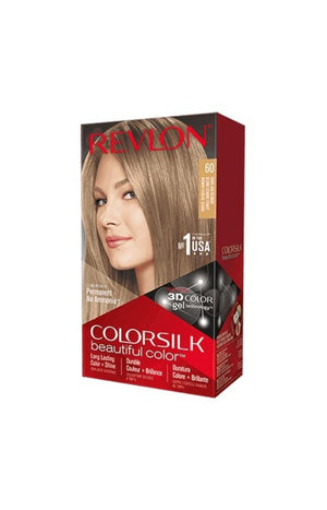 2 colorations permanentes - Colorsilk - 60 Blond Cendré Foncé