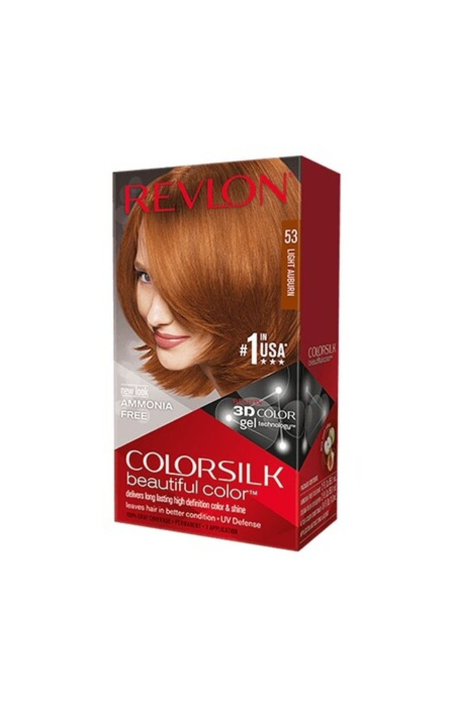 2 colorations permanentes - Colorsilk - 53 Auburn Clair