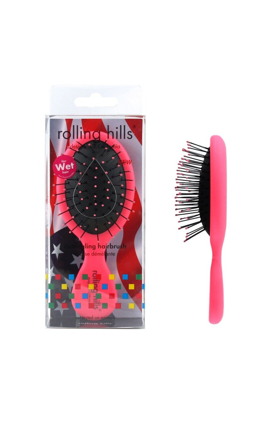Mini brosse démêlante - Rose