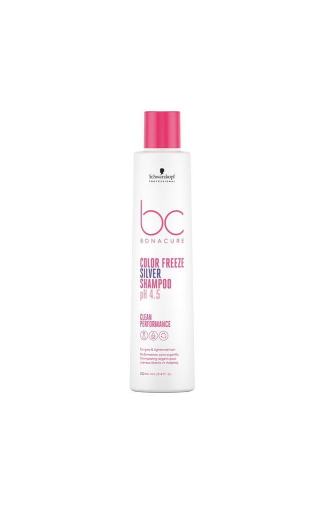 Shampoing anti-jaunissement - Color Freeze Silver - Cheveux blancs ou ternes