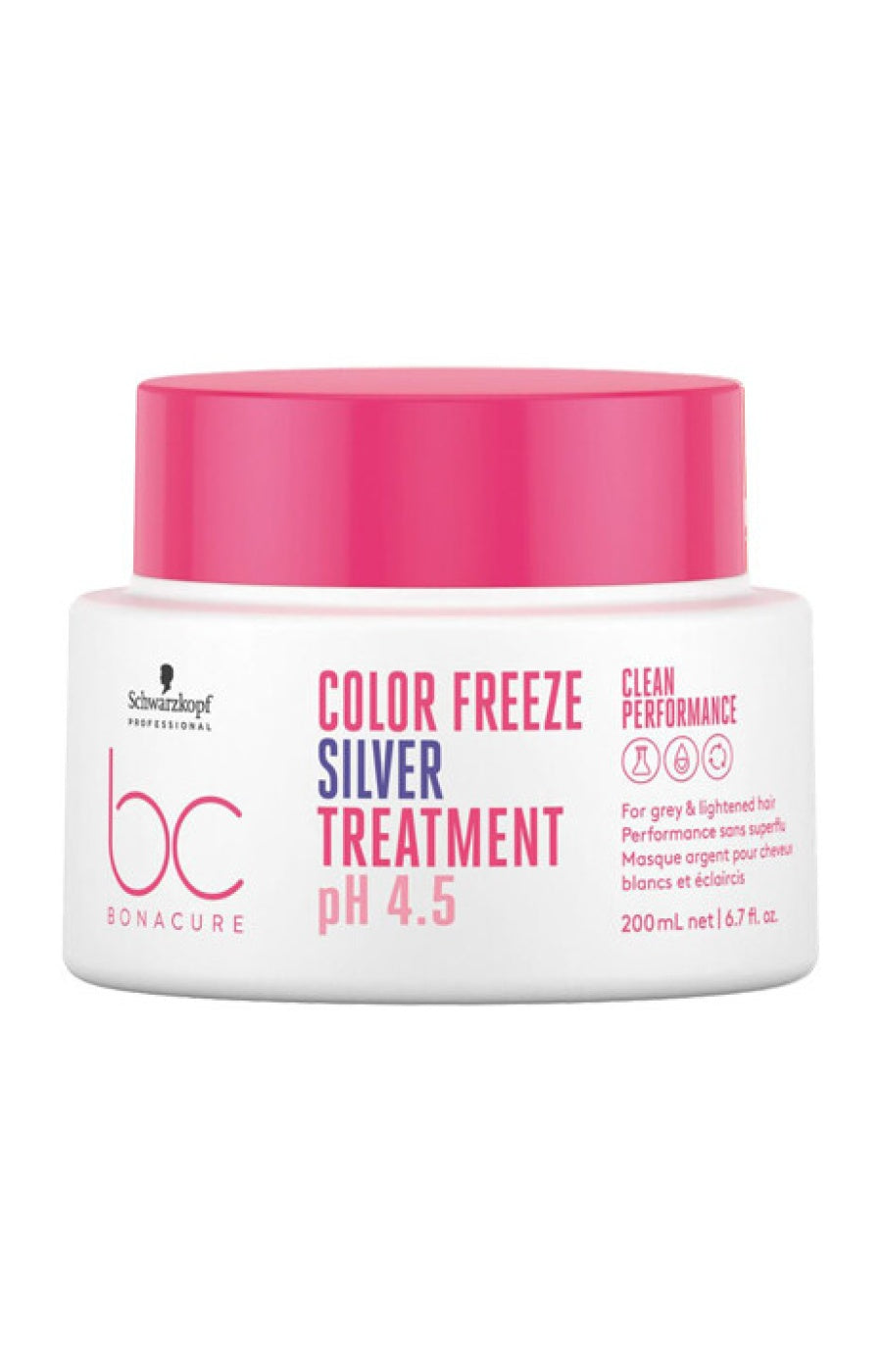 Masque neutralisant - Color Freeze Silver - Cheveux blancs & éclaircis - 200 ml