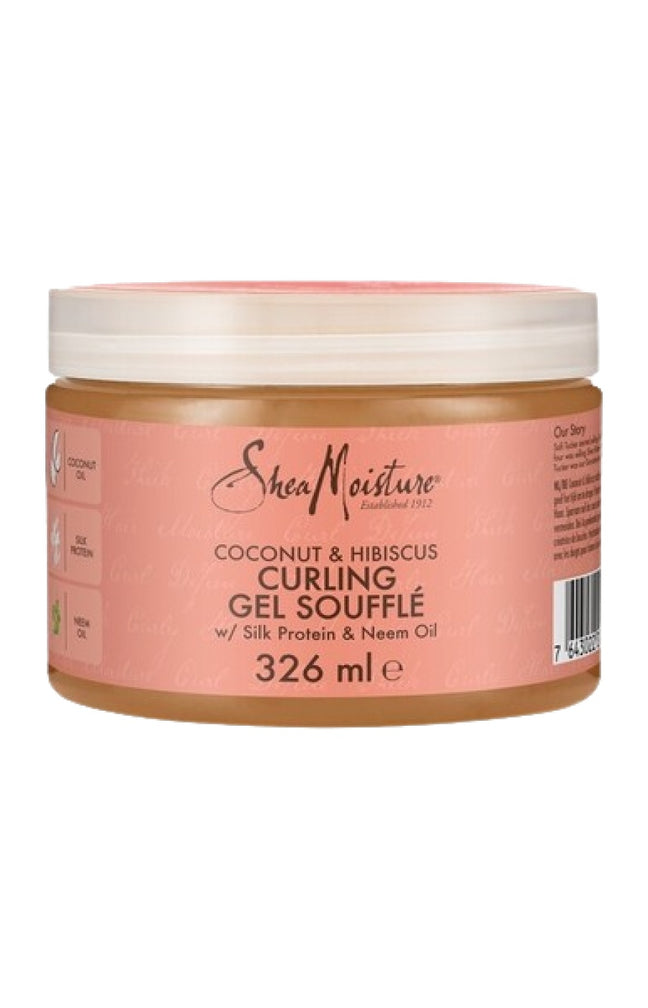 Soin soufflé - Noix de coco & hibiscus - Cheveux ondulés à bouclés - 326 ml