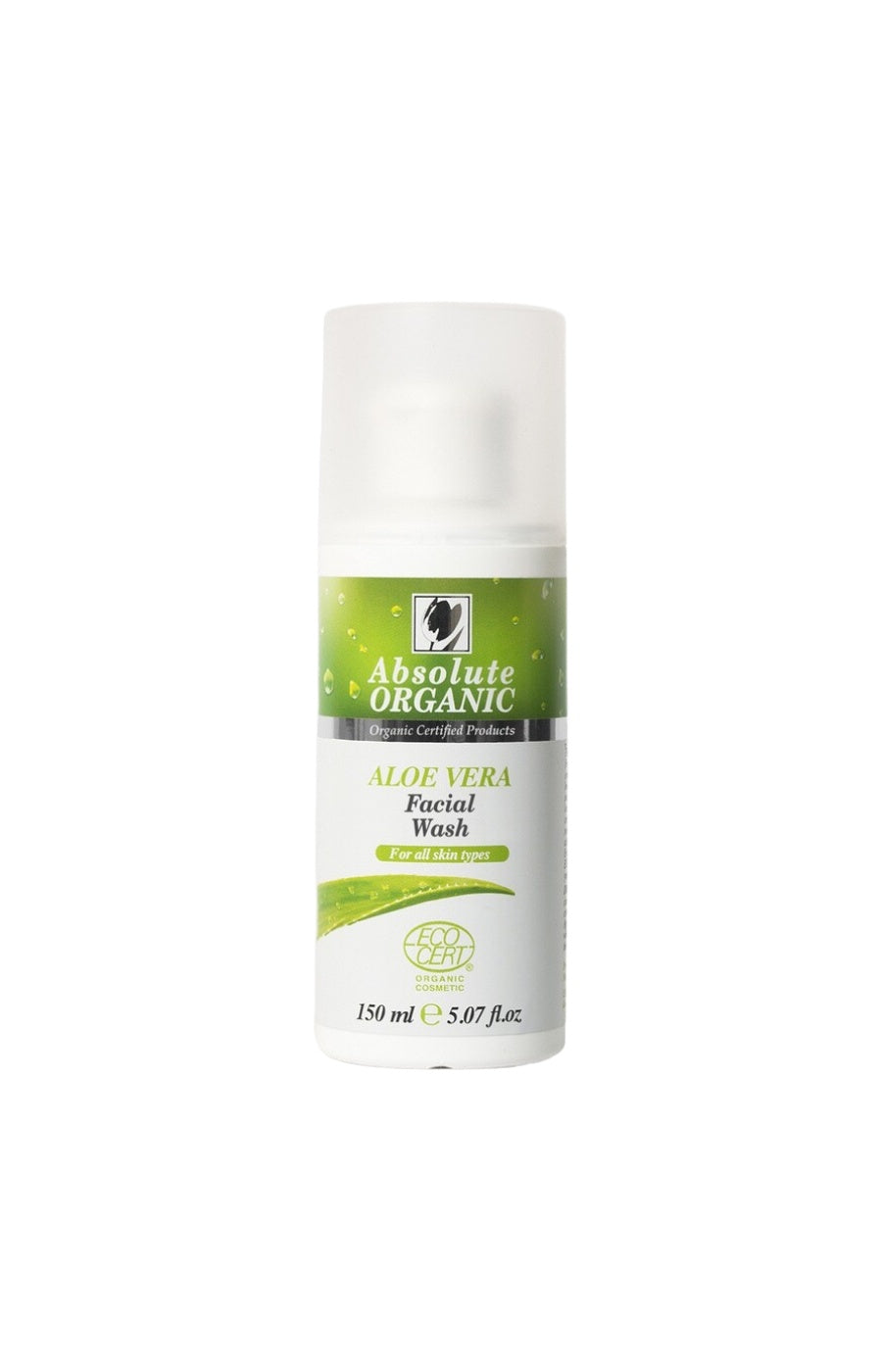 Gel moussant nettoyant bio - Aloe vera - Visage - 150 ml