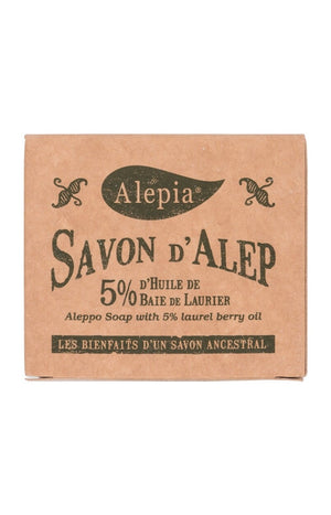 Savon d’Alep purifiant & apaisant à 5% d’huile de laurier - Visage, corps & cheveux  - 200 g
