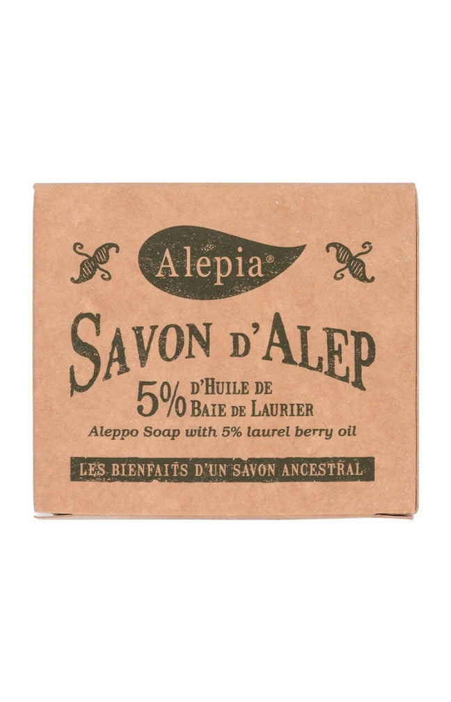 Savon d’Alep purifiant & apaisant à 5% d’huile de laurier - Visage, corps & cheveux  - 200 g