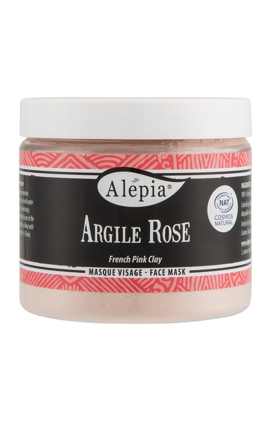 Masque régénérant - Argile rose - Peaux normales à grasses - 140 g