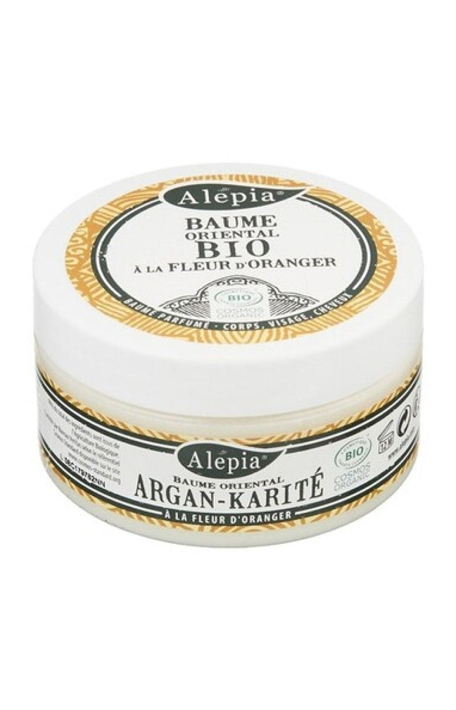 Baume oriental hydratant bio - Argan, karité & fleur d'oranger - Visage & cheveux - 100 ml