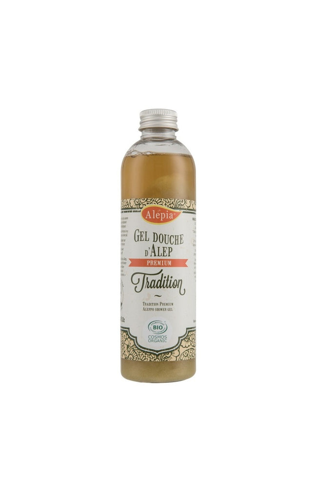 Gel douche d'Alep tradition bio - Huiles d'olive & de laurier - Corps - 250 ml